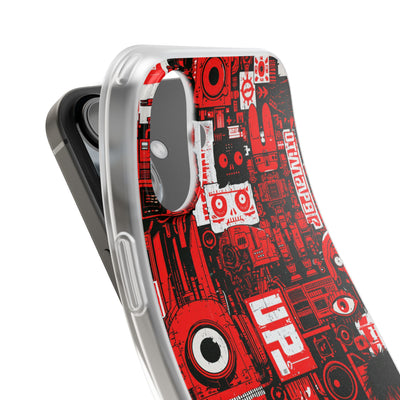 Neo Mecha Collage · Lite Phone Case for iPhone ·  Red