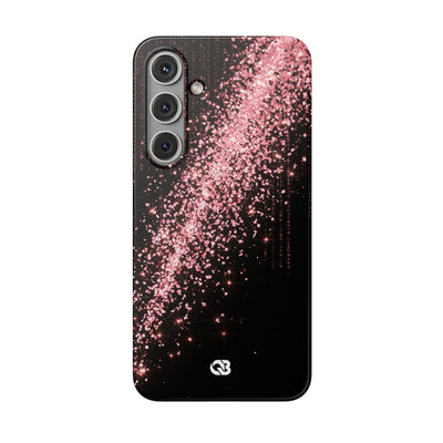Rose Digital Cascade · Lite Phone Case for Samsung · Pink