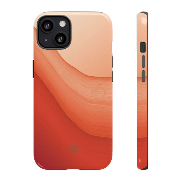 Terracotta Flow · Tough Phone Case for iPhone · Orange