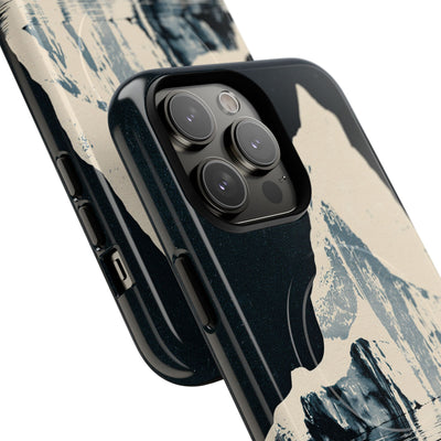 Blue Tough 2.0 Magsafe Phone Case for iPhone - Frozen Navy Monolith