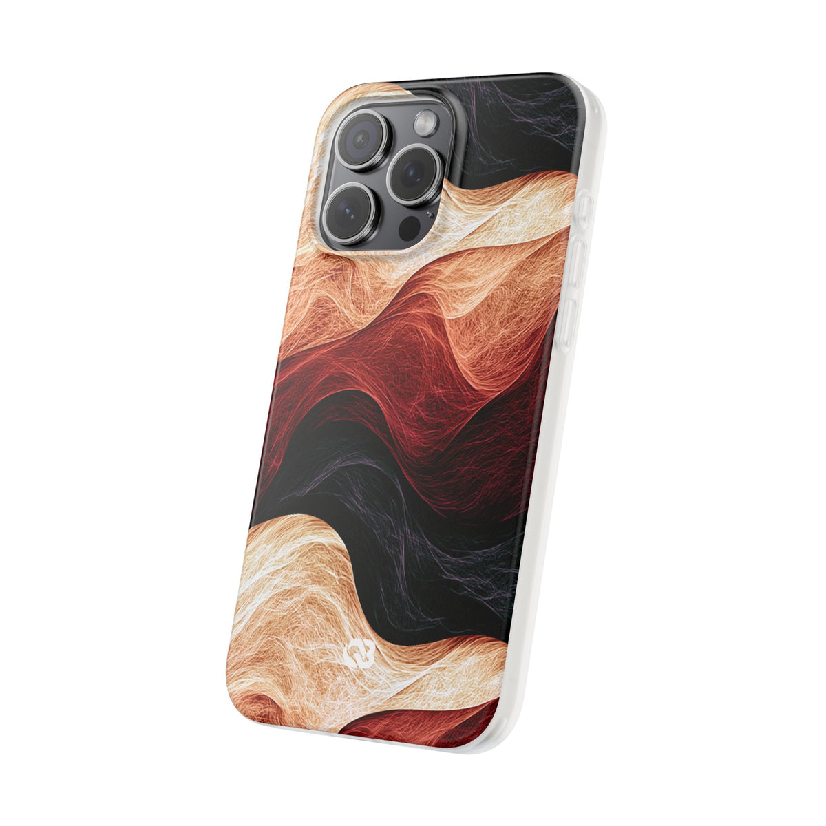 Ember Wave Dispersion · Lite Phone Case for iPhone ·  Red