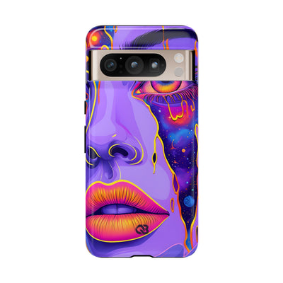 Violet Cosmic Gaze · Tough Phone Case for Google Pixel