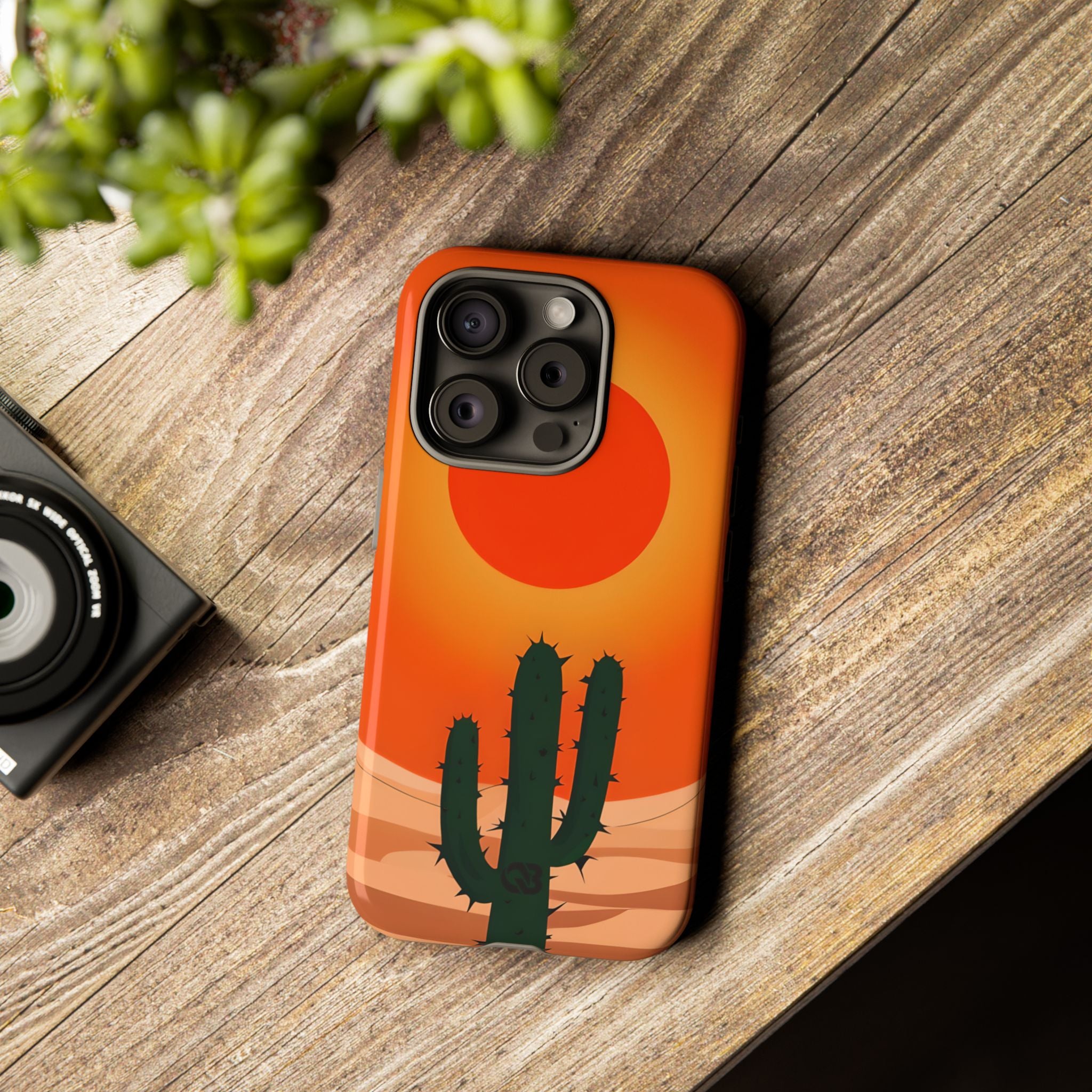 Scorched Saguaro Sunset · Tough Phone Case for iPhone