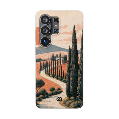 Tuscan Cypress Horizon · Lite Phone Case for Samsung · Orange