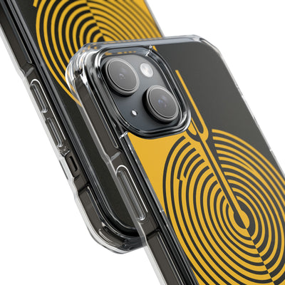 Yellow Impact MagSafe Phone Case for iPhone - Voltage Sector Pulse