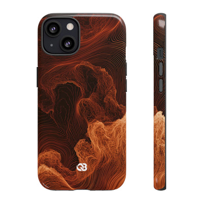 Amber Filament · Tough Phone Case for iPhone · Orange