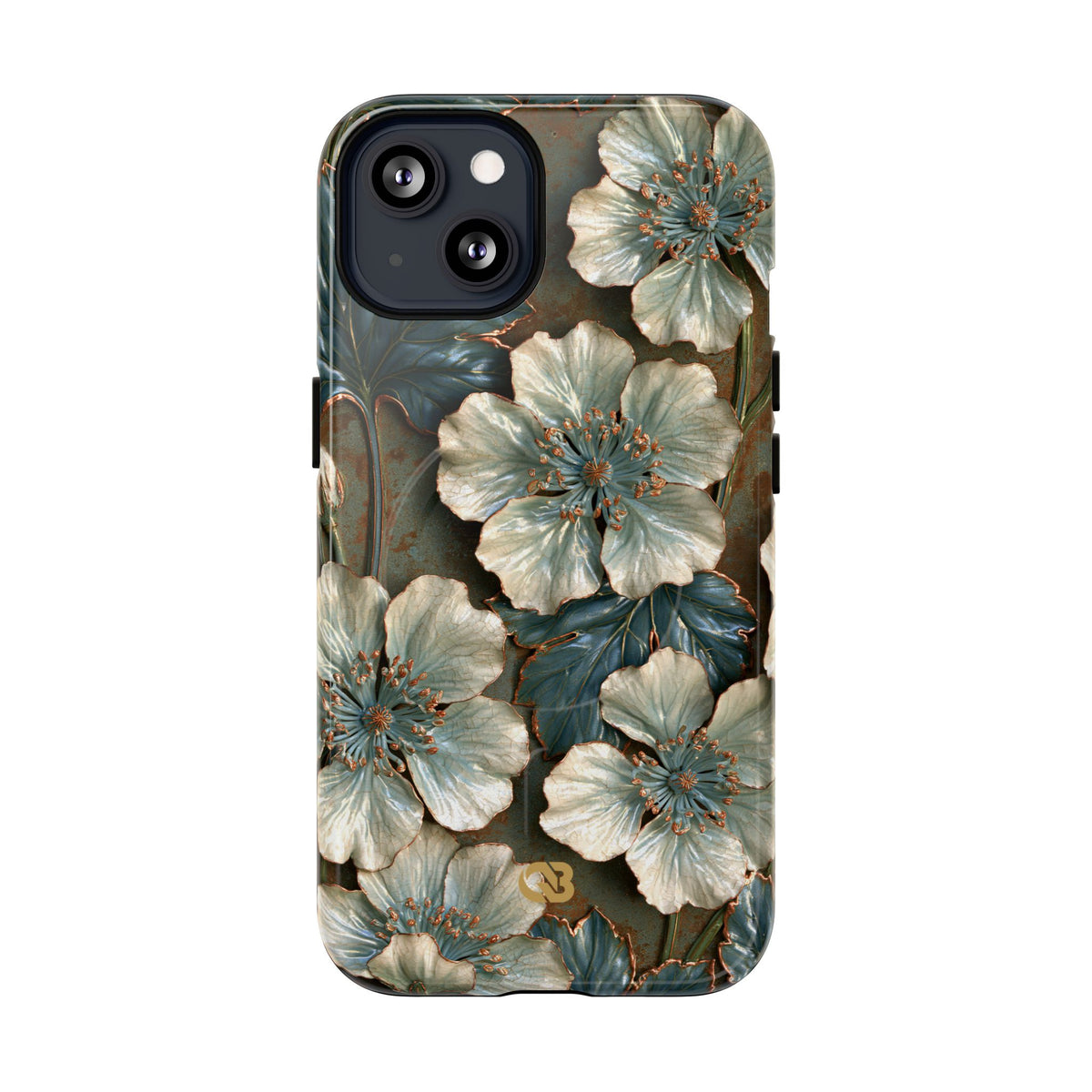 Gilded Blossom Reverie · Tough 2.0 Magnetic Phone Case for iPhone · Teal