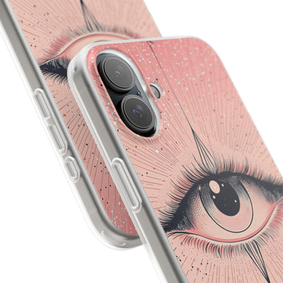 Obsidian Cosmic Gaze · Soft Phone Case for iPhone