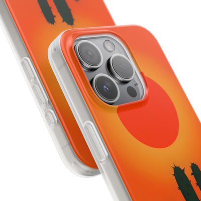 Scorched Saguaro Sunset · Soft Phone Case for iPhone