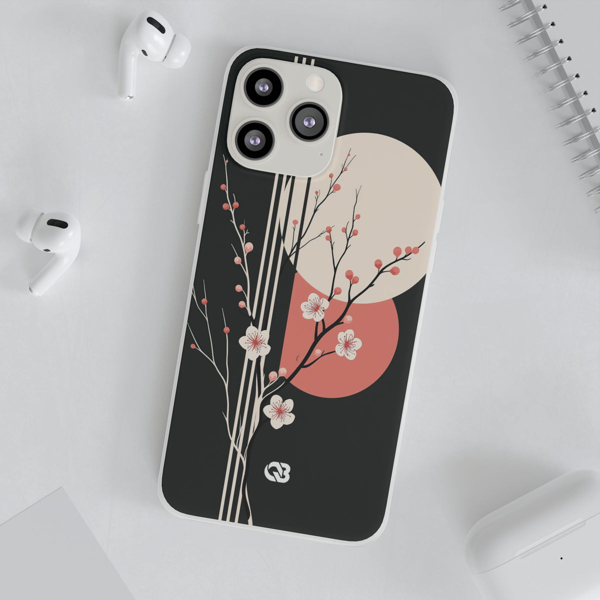 Nocturne Sakura Branch · Lite Phone Case for iPhone ·  Black