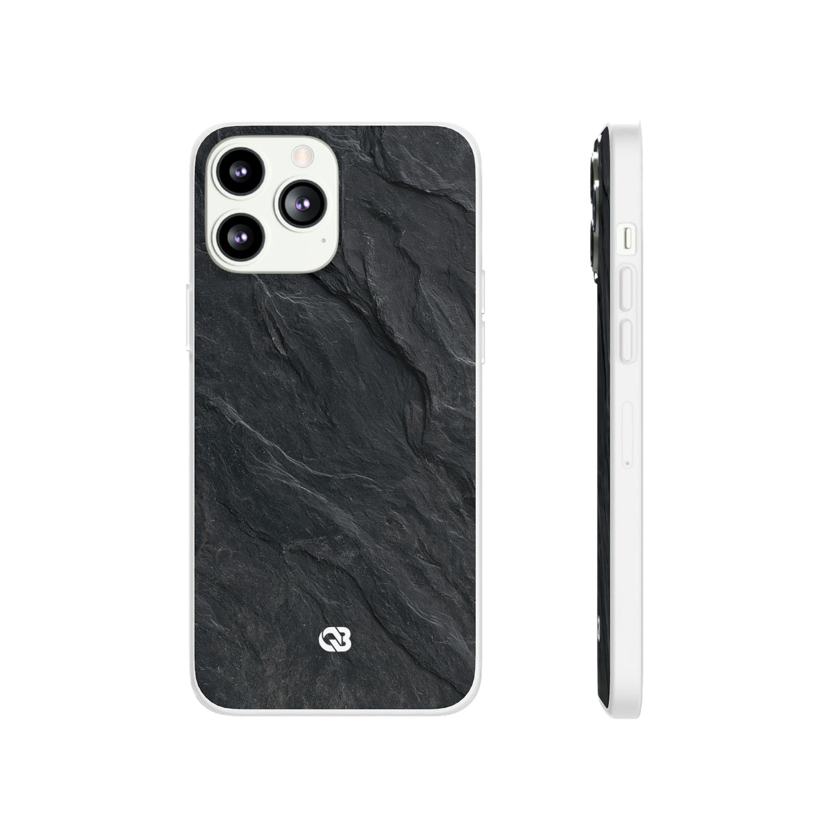 Dark Slate Strata · Lite Phone Case for iPhone ·  Black