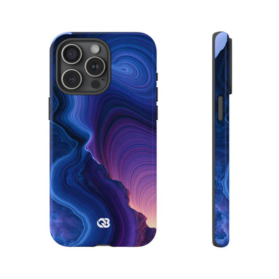 Radiant Strata · Tough Phone Case for iPhone · Blue