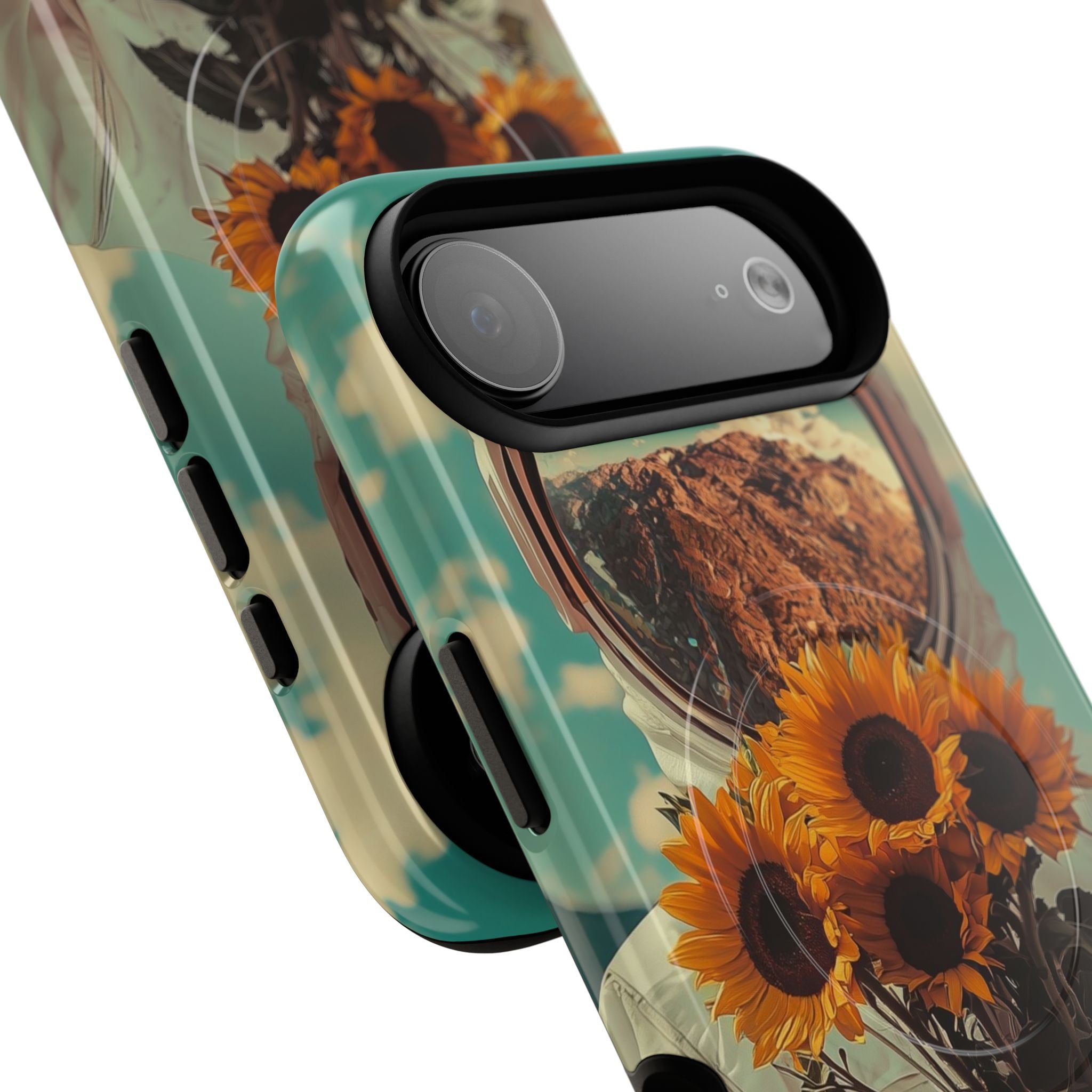 Sunflower Astronaut iPhone 17 Air Case - Tough+ - CASE•BOB