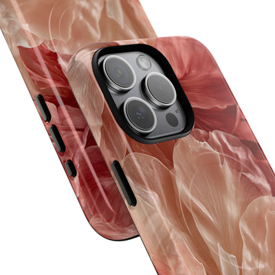 Blush Silk Bloom · Tough 2.0 Magnetic Phone Case for iPhone · Pink