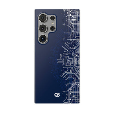 Blue Lite Phone Case for Samsung - Cobalt Circuit Logic