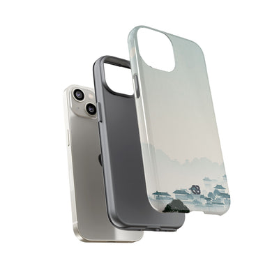 Misty Dynasty Horizon · Tough Phone Case for iPhone · Blue