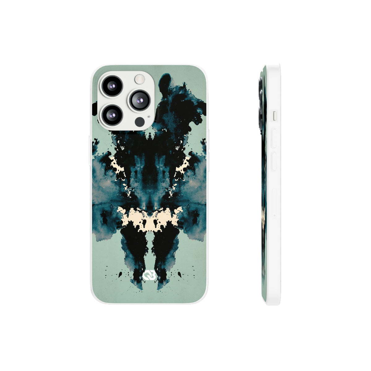 Rorschach Ink Void · Lite Phone Case for iPhone ·  Black