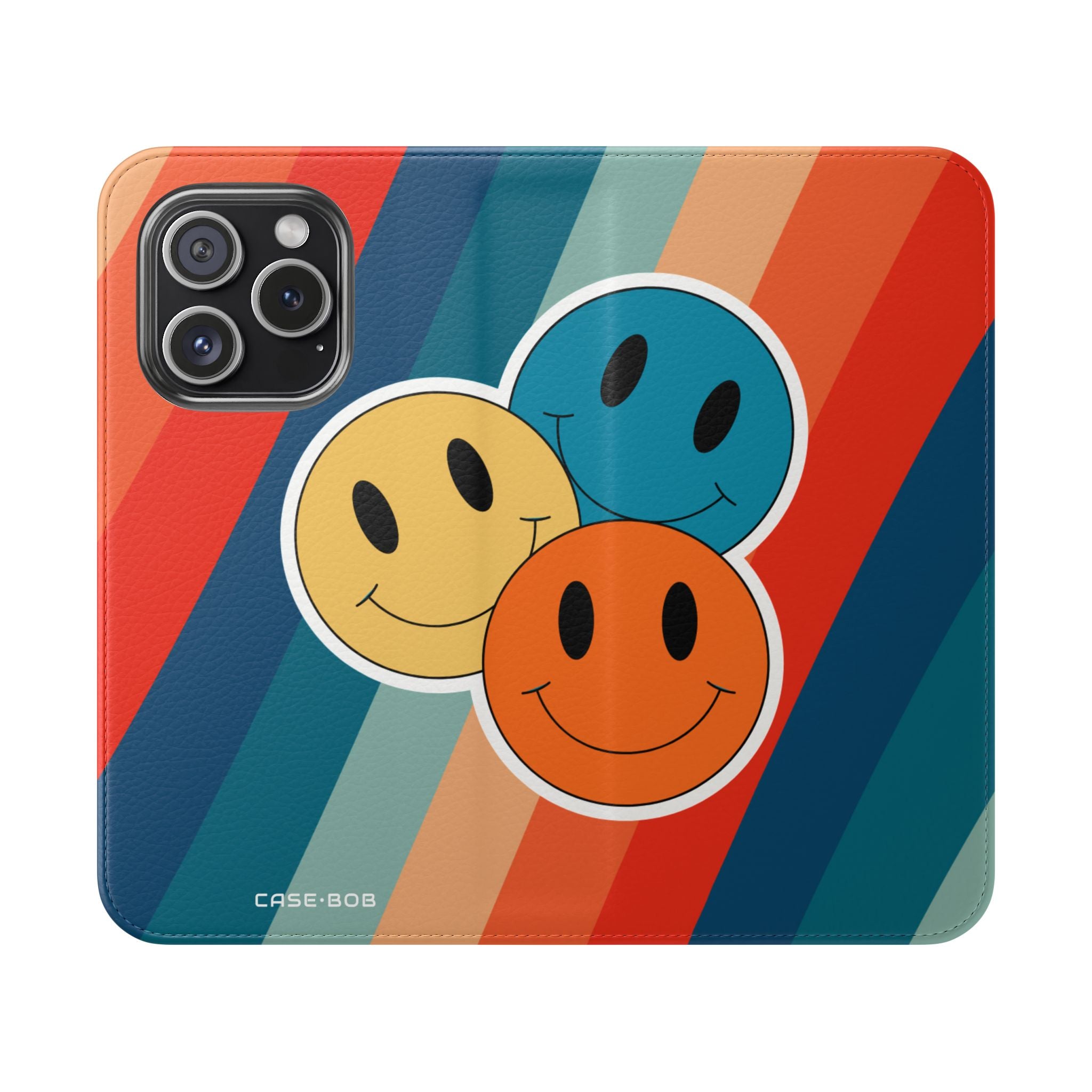 Smiley Trio Radiance - iPhone 15 Pro Case - Wallet