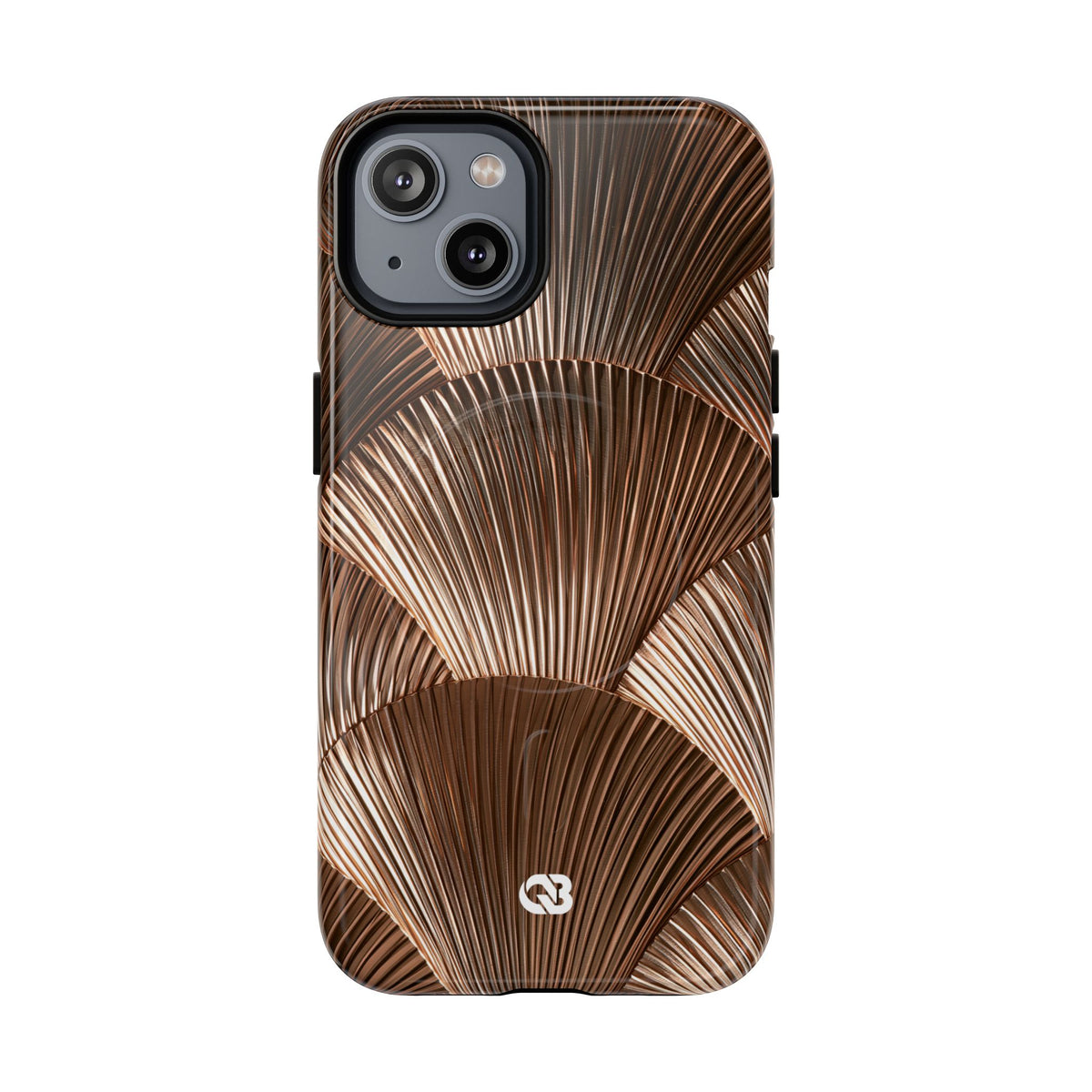 Rose Gilded Fan · Tough 2.0 Magnetic Phone Case for iPhone · Gold