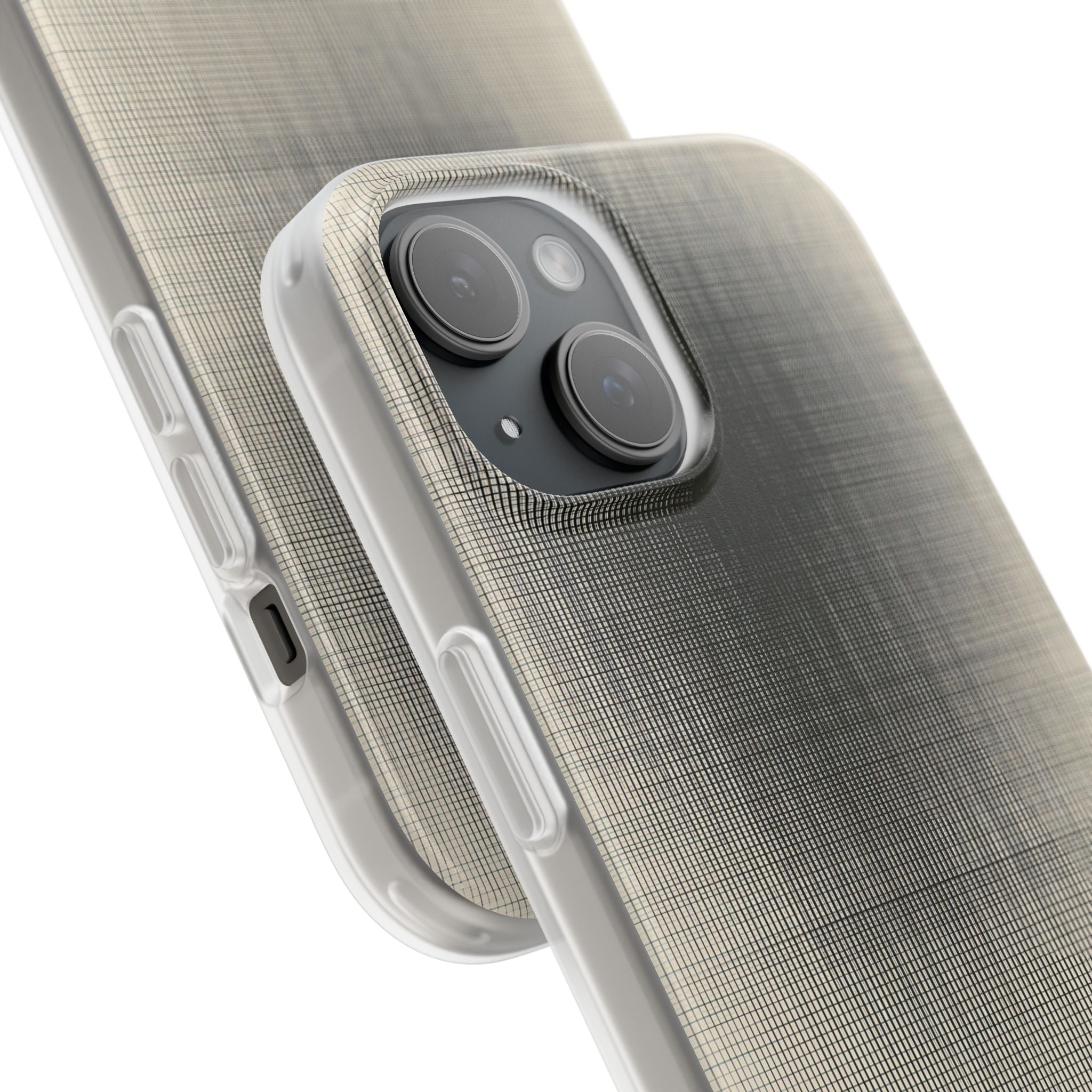 Beige Lite Phone Case for iPhone - Carbon Screen Grid