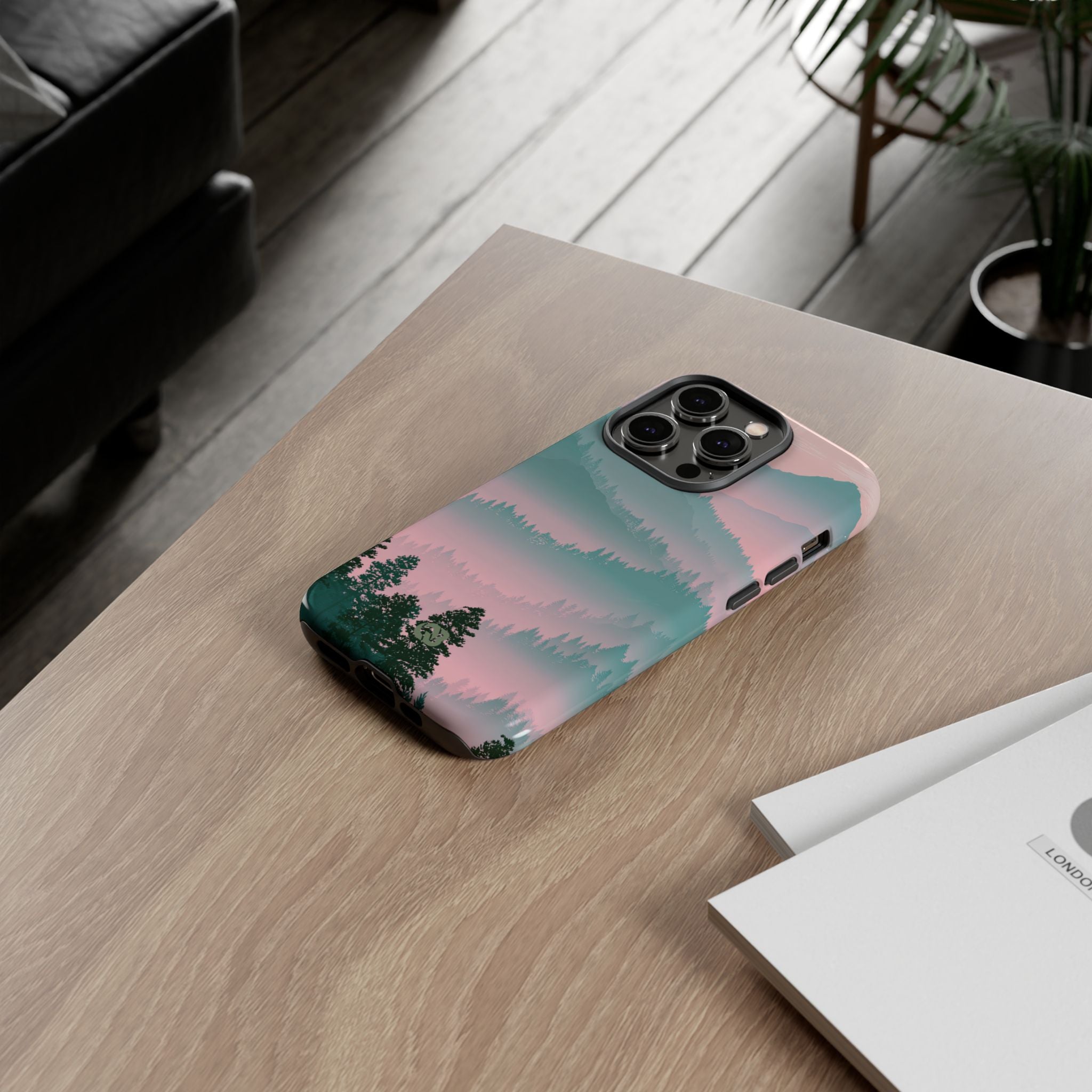 Teal Tough Phone Case for iPhone - Alpine Mist Teal