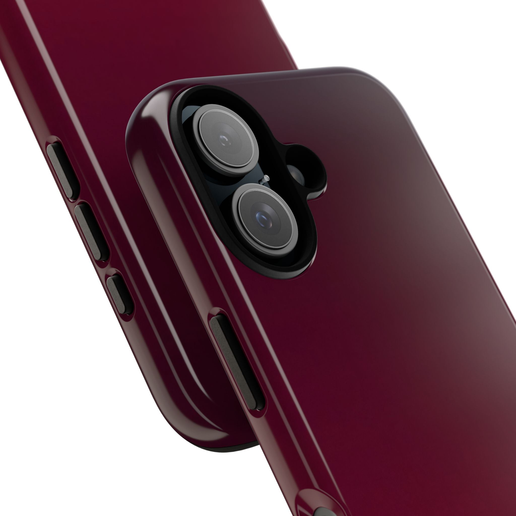 Red Tough Phone Case for iPhone - Deep Sangria Gradient