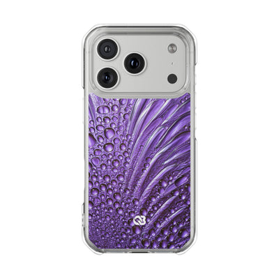 Violet Liquid Gel · Clear Impact Magnetic Phone Case for iPhone · Purple