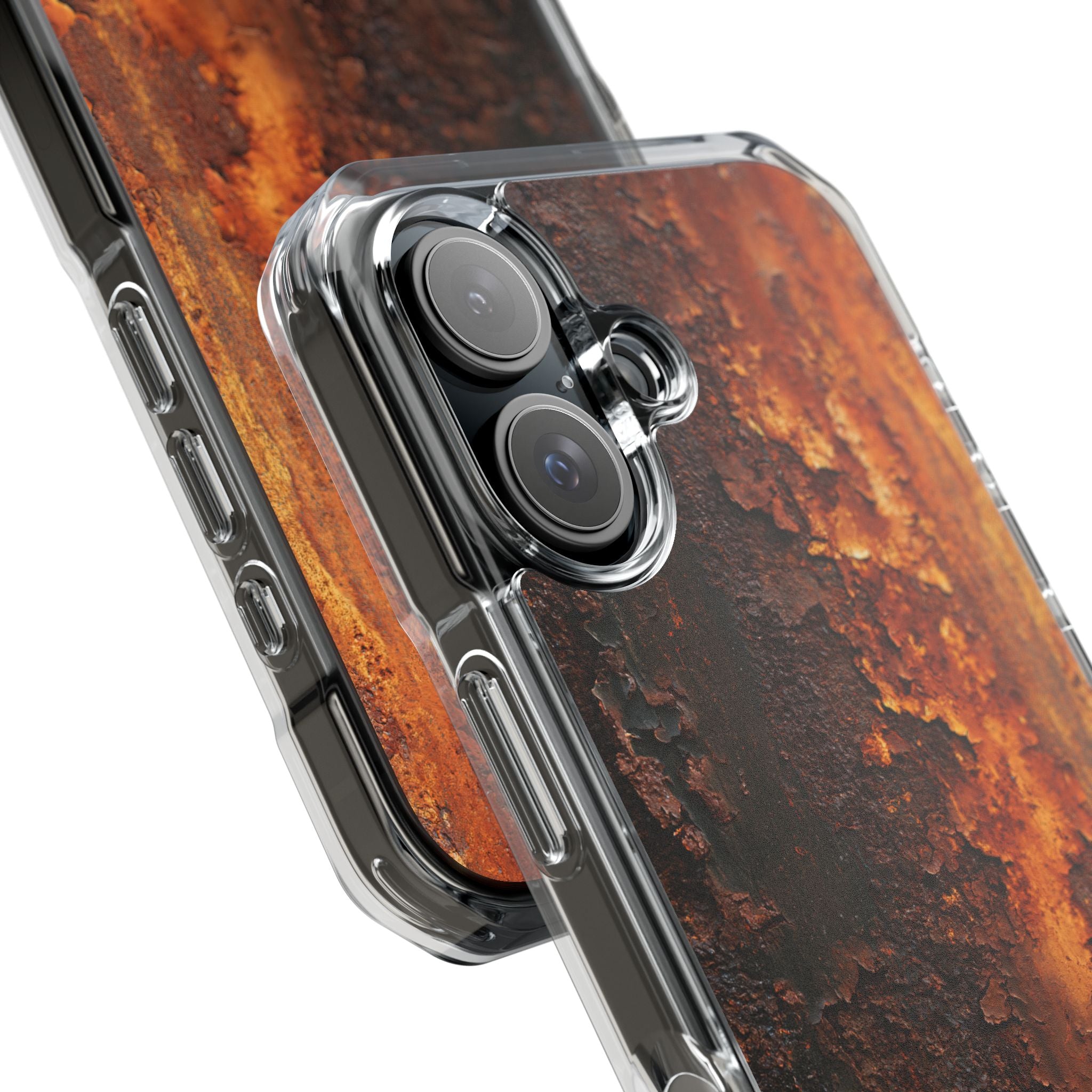 Orange Impact MagSafe Phone Case for iPhone - Oxidized Iron Crust