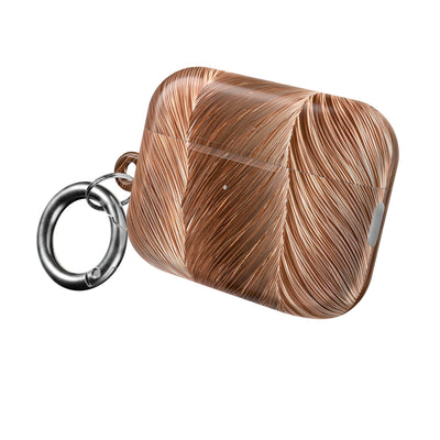 Rose Gold Weave · Hard Case for AirPods & AirPods Pro · Brown