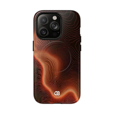 Caldera Ridge · Tough 2.0 Magnetic Phone Case for iPhone · Orange