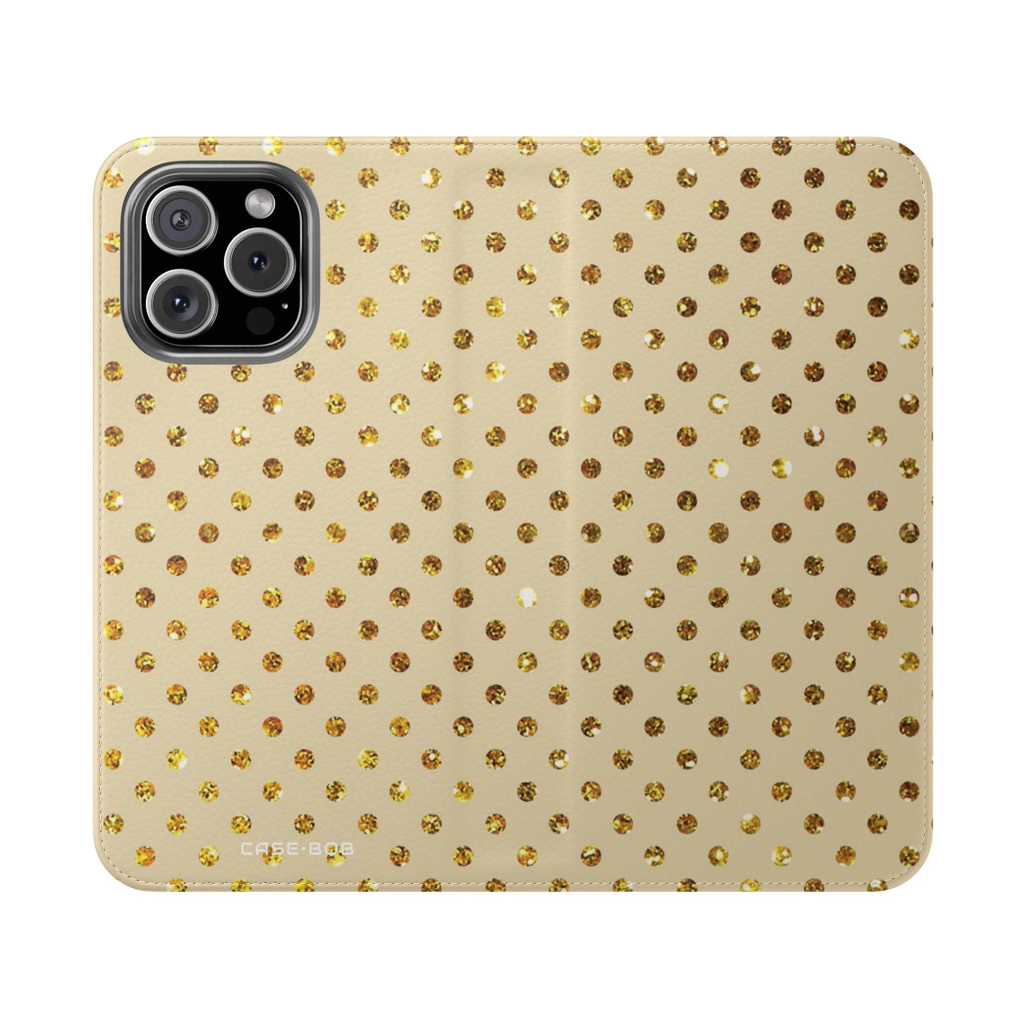 Golden Sparkle - iPhone 16 Max Case - Wallet