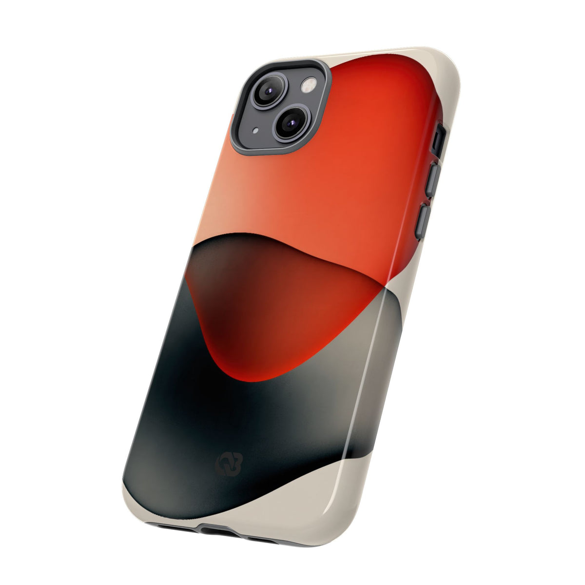 Translucent Crimson Form · Tough Phone Case for iPhone · Red