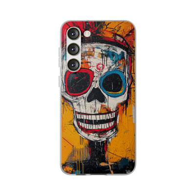 Vivid Graffiti Skull · Soft Coque de téléphone pour Samsung