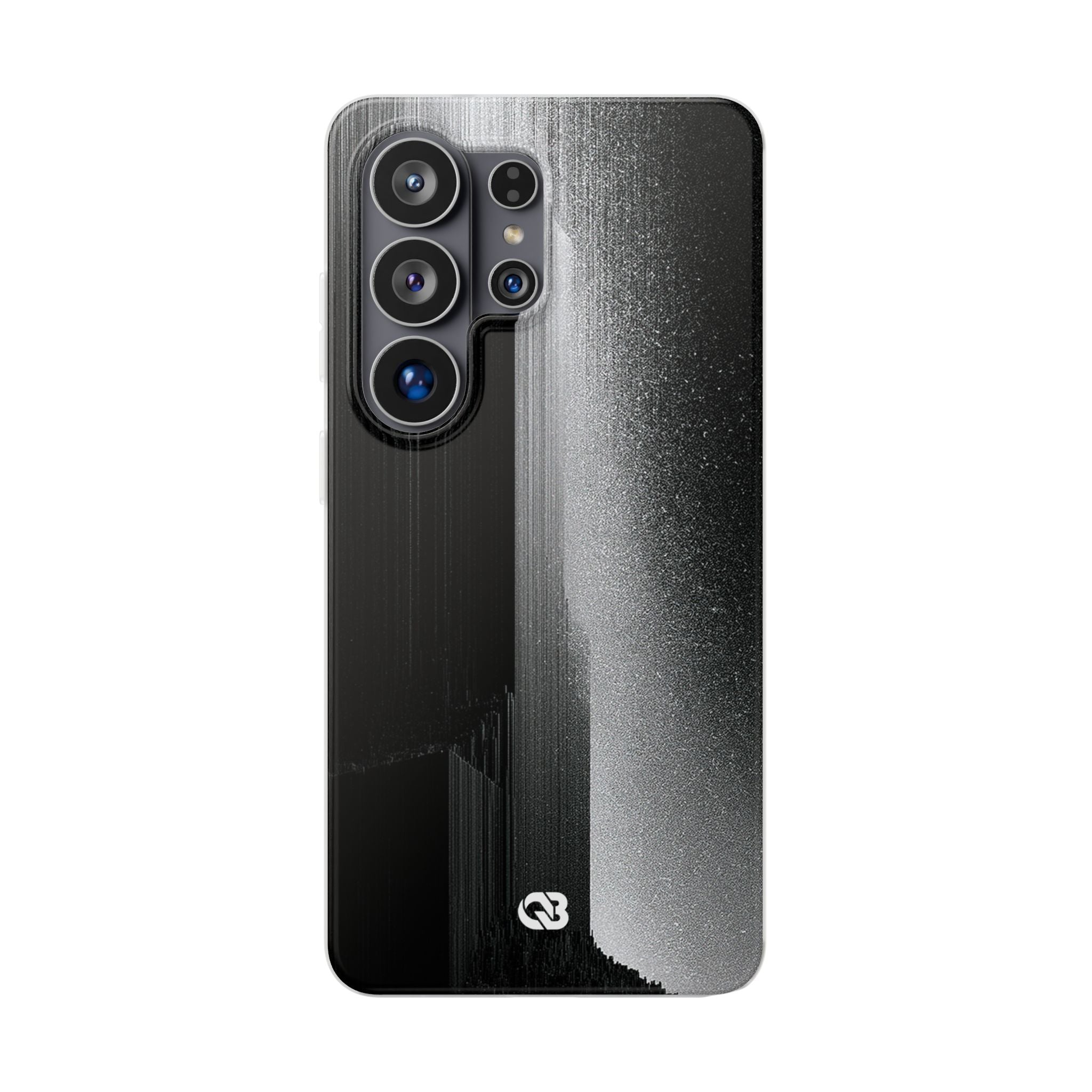 Black Lite Phone Case for Samsung - Brutalist Pixel Monolith