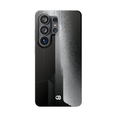 Black Lite Phone Case for Samsung - Brutalist Pixel Monolith