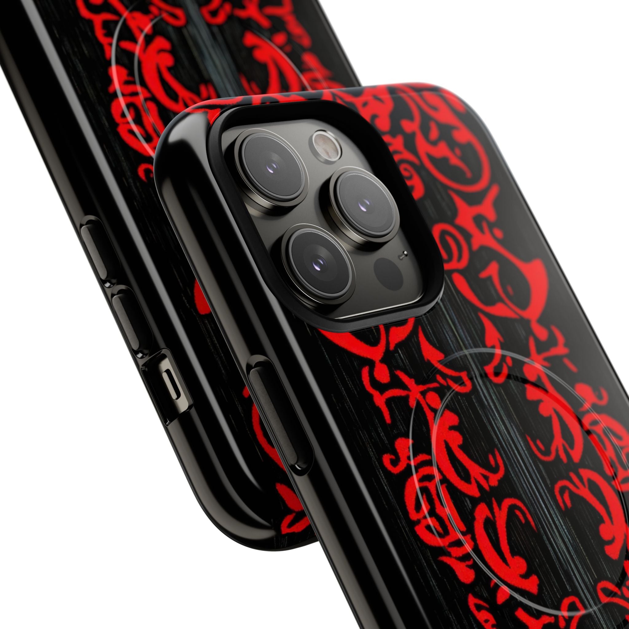 Crimson Spiral iPhone 14 Pro Max -kovaus - Tough+