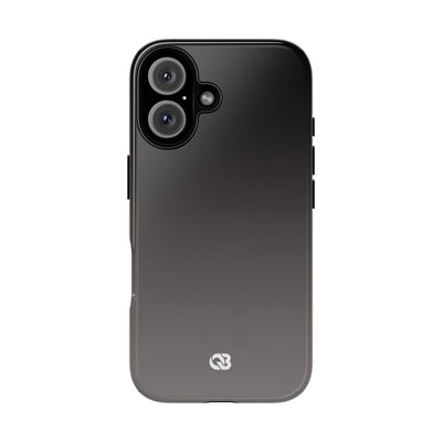 Grey Tough Phone Case for iPhone - Obsidian Ash Fade
