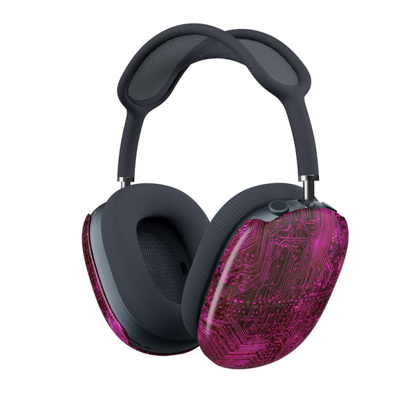 Magenta Circuit Trace · Hard Case for AirPods Max · Pink