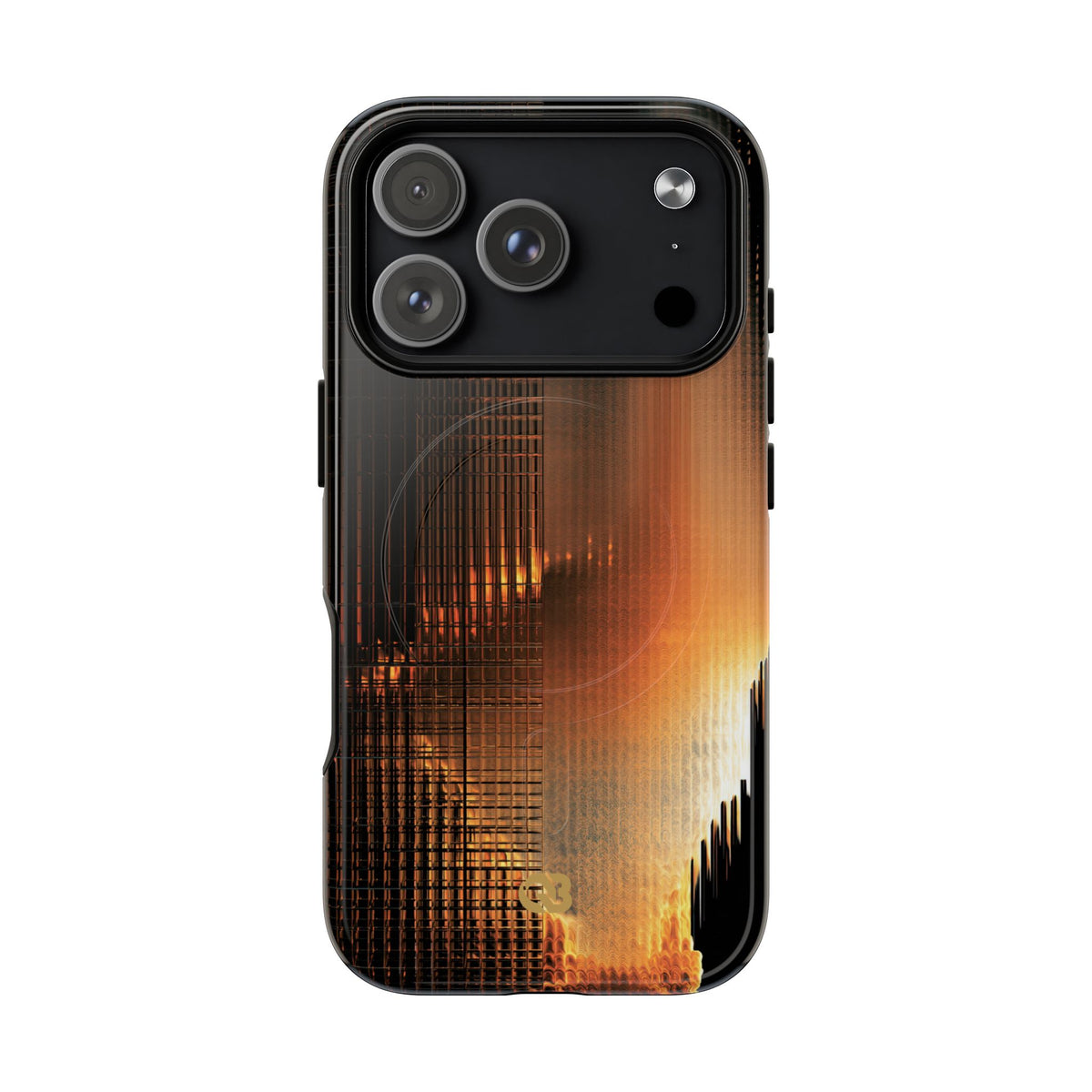 Luminous Grid · Tough 2.0 Magnetic Phone Case for iPhone · Black