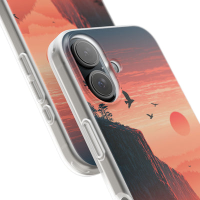 Orange Lite Phone Case for iPhone - Crimson Ridge Flight