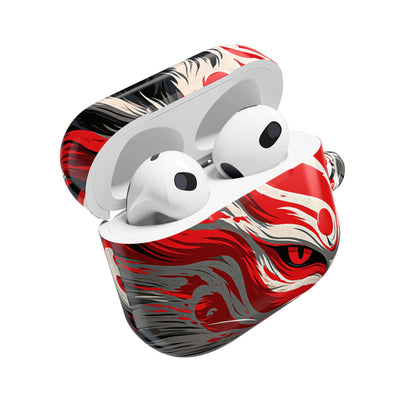 Crimson Kitsune Spirit · Hard Case for AirPods & AirPods Pro · Red