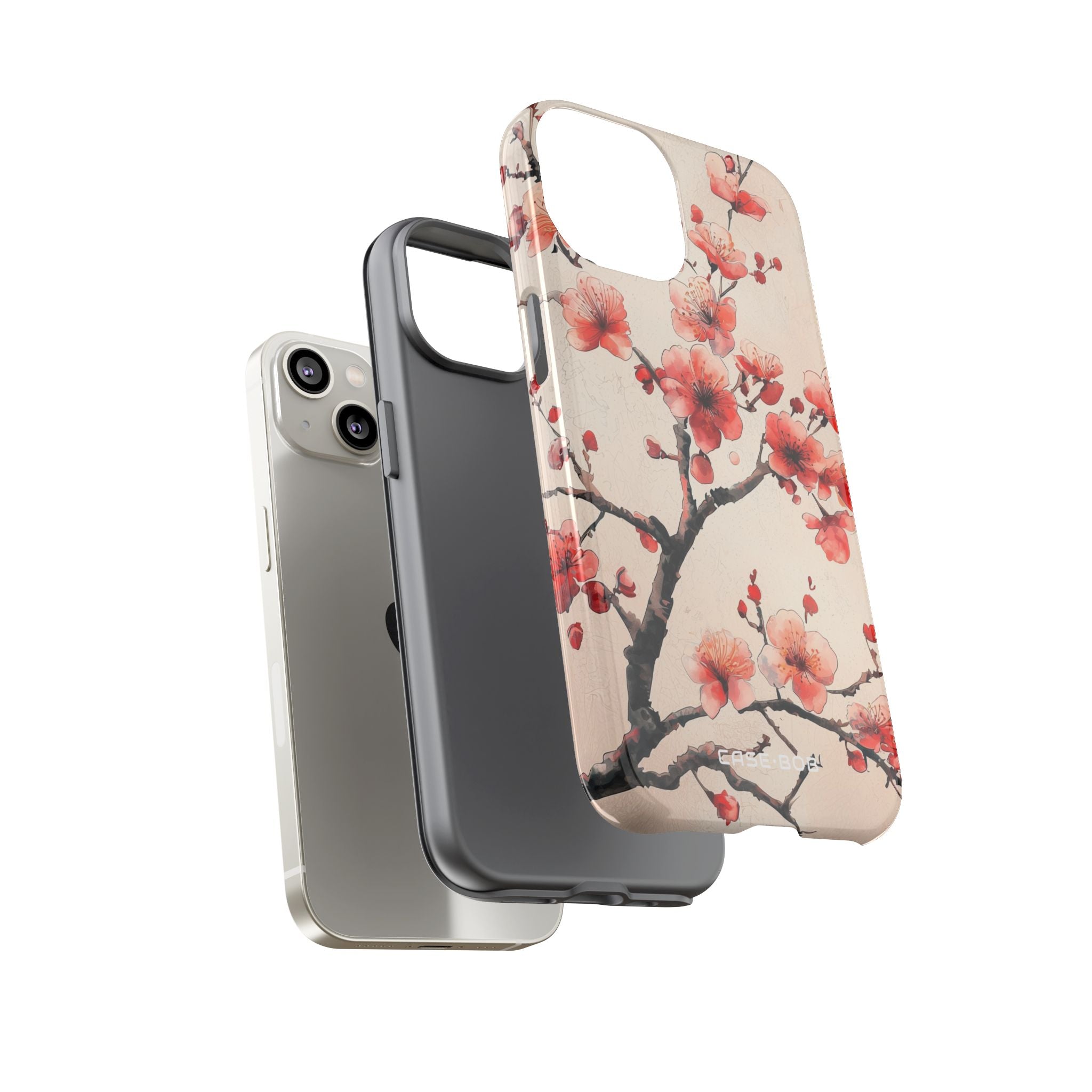 Blossom Shadow iPhone 14 Case - Tough
