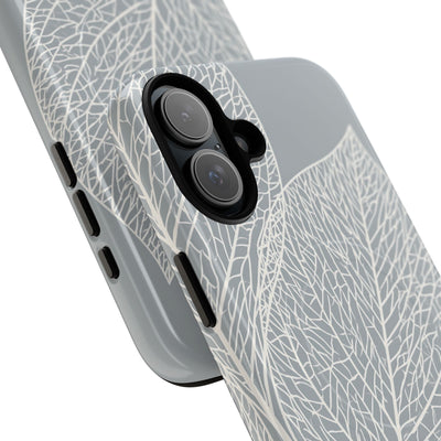 Grey Tough 2.0 Magsafe Phone Case for iPhone - Frosted Ash Veins