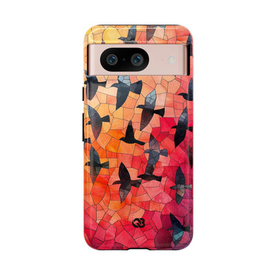 Ember Mosaic Wings · Tough Coque de téléphone pour Google Pixel