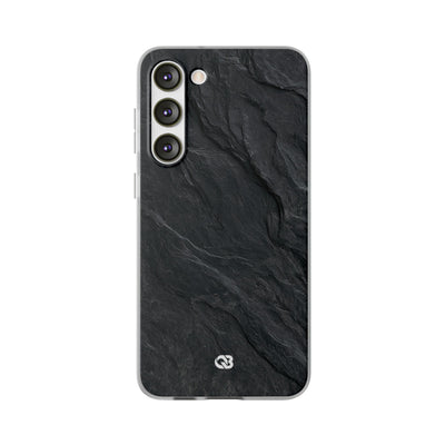 Dark Slate Strata · Lite Phone Case for Samsung · Black
