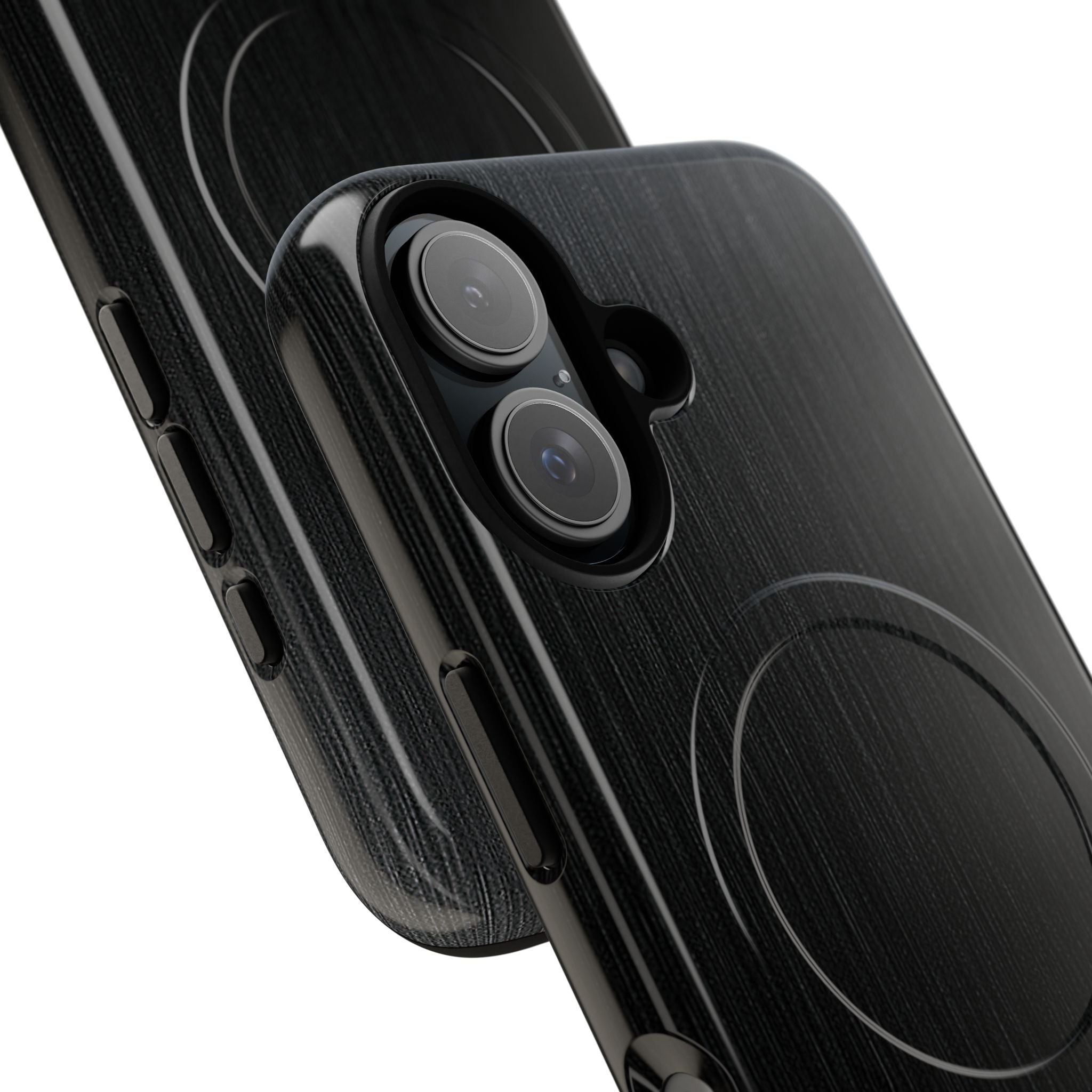 Black Tough 2.0 Magsafe Phone Case for iPhone - Brushed Obsidian Slate