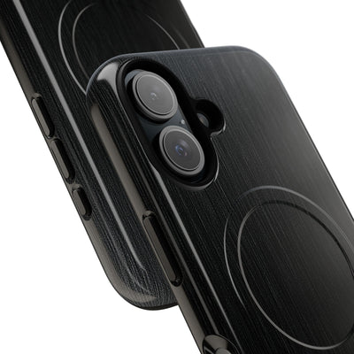 Black Tough 2.0 Magsafe Phone Case for iPhone - Brushed Obsidian Slate