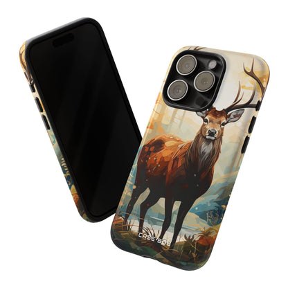 Glowing Stag iPhone 15 Pro Case - Tough - CASE•BOB