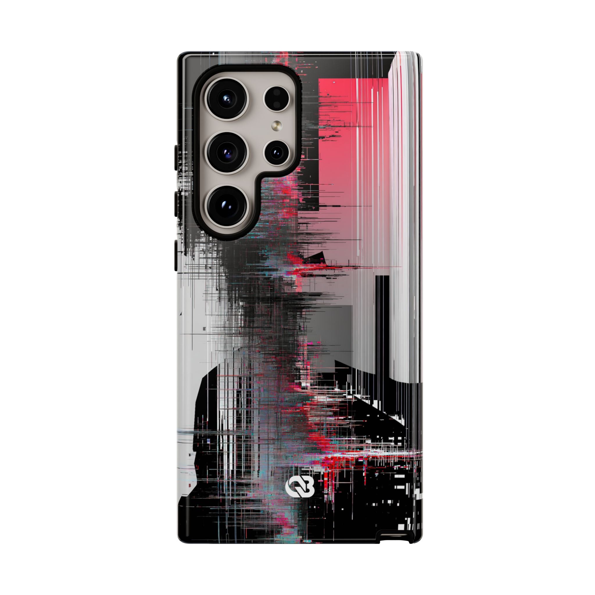 Black Tough Phone Case for Samsung - Crimson Data Leak