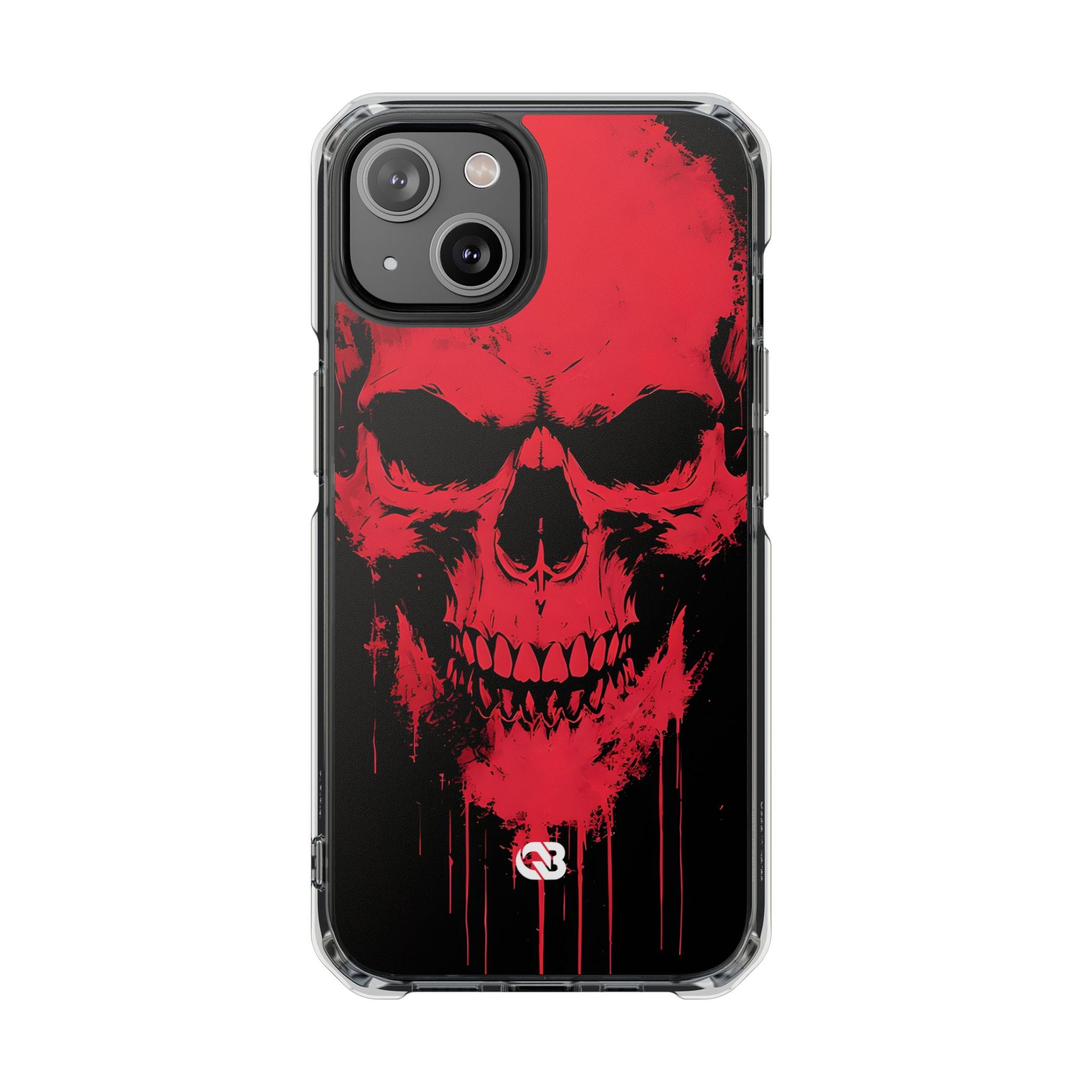 Crimson Street Skull · Impact Phone Case for iPhone · Magsafe